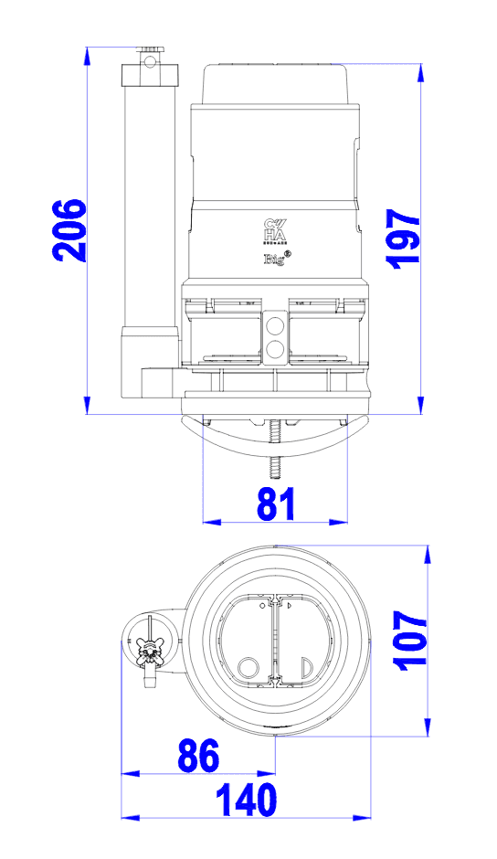 Cụm xả Big liền khối biển + (ko HG) — ảnh 4
